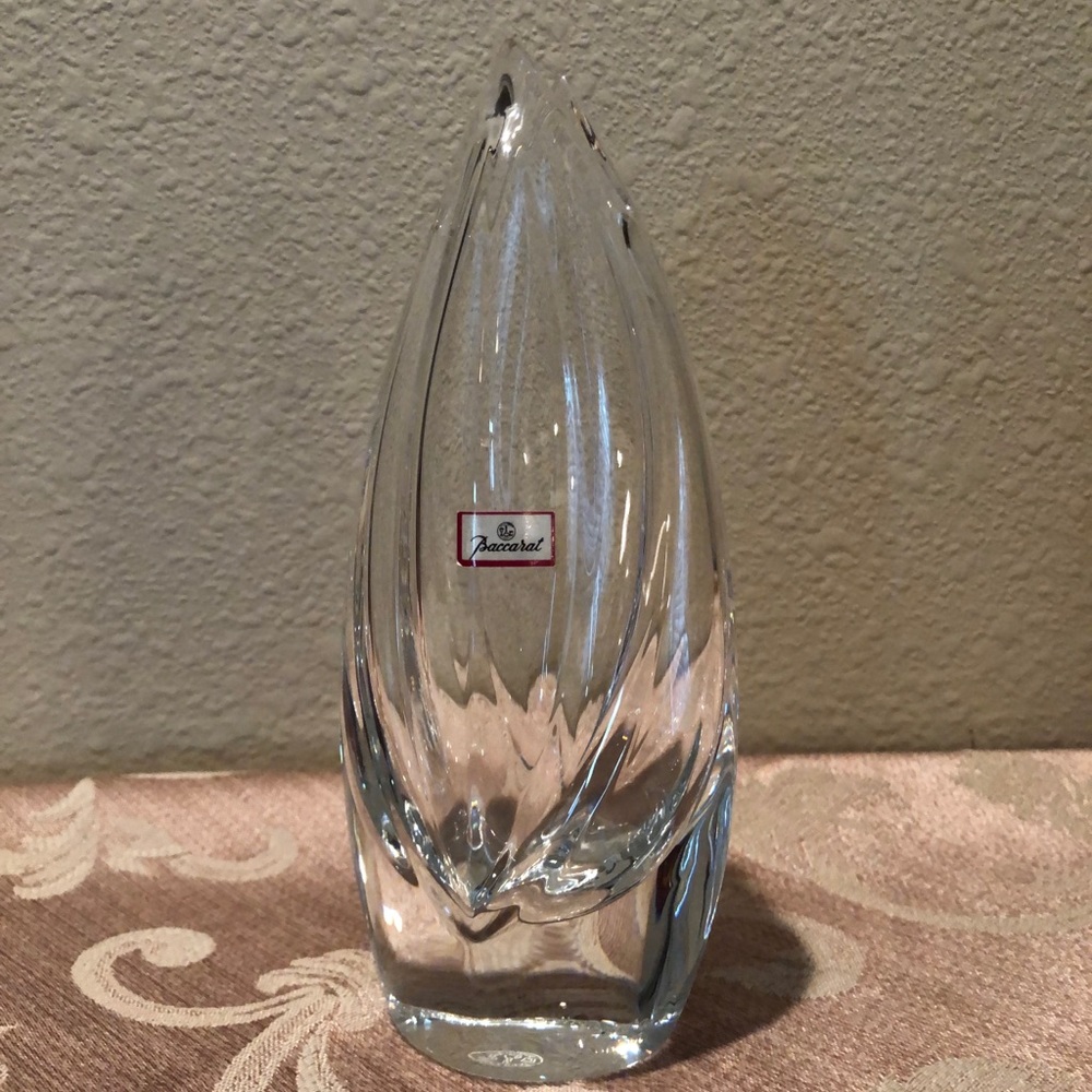Baccarat bud vase